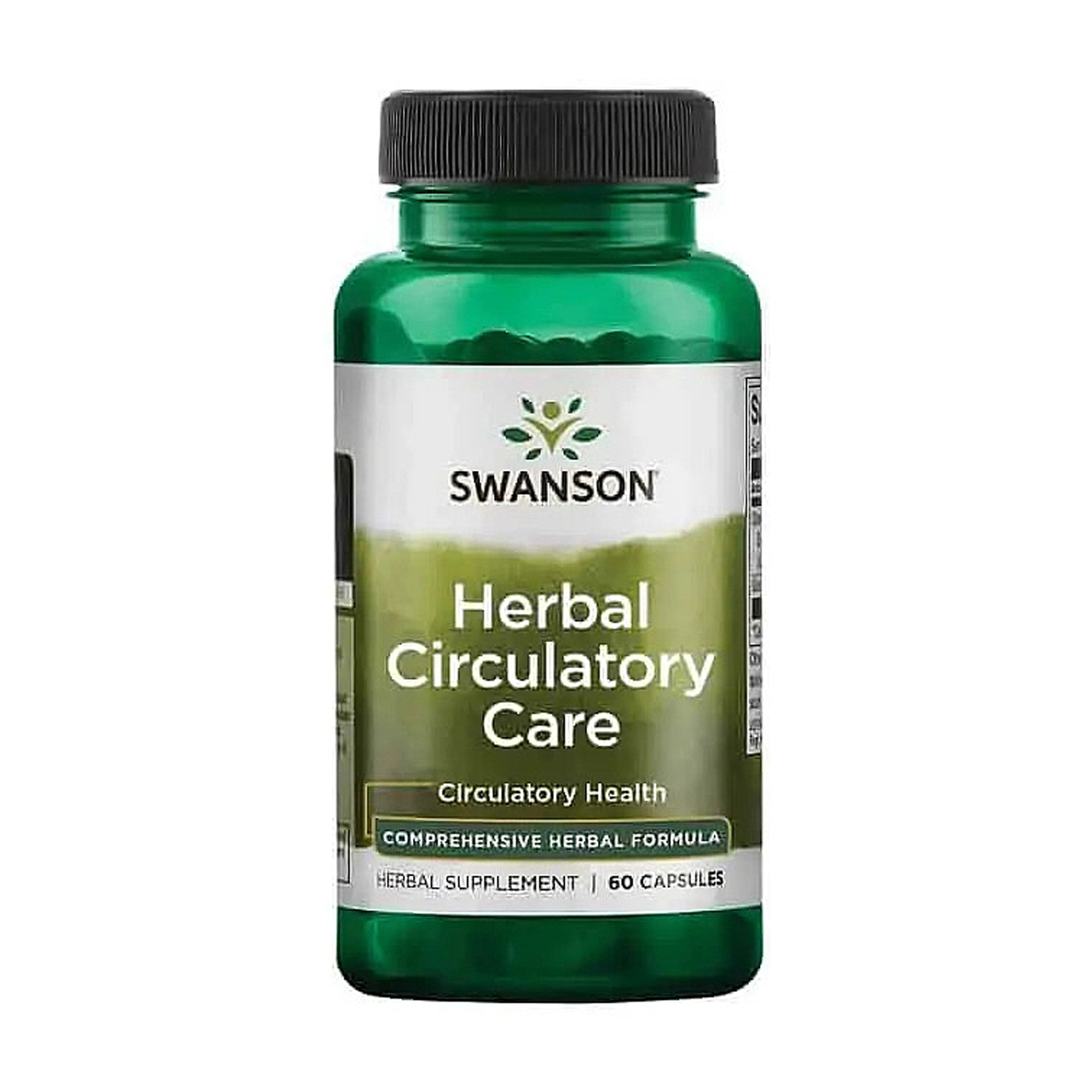 Підтримка кровообігу Swanson Full Spectrum Herbal Circulatory Care, 60 капсул